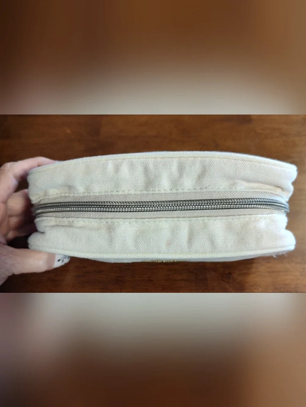 Canvas Fries Print Cosmetic Pouch